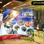 Backing Display Wall Curvo "Pegamentos TEKNO" CLIENTE: CPPQ S.A.
