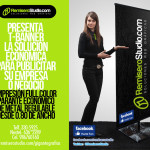 T Banner Parante Económico de Metal en T fullcolor