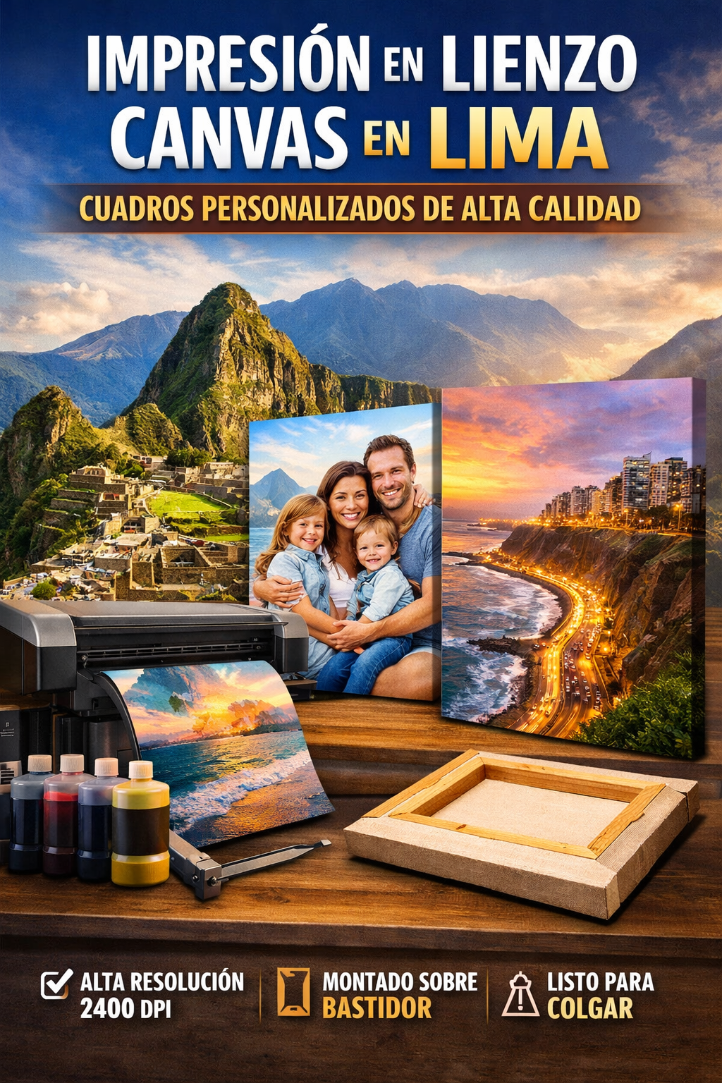 Impresión en Lienzo o Tela Canvas
