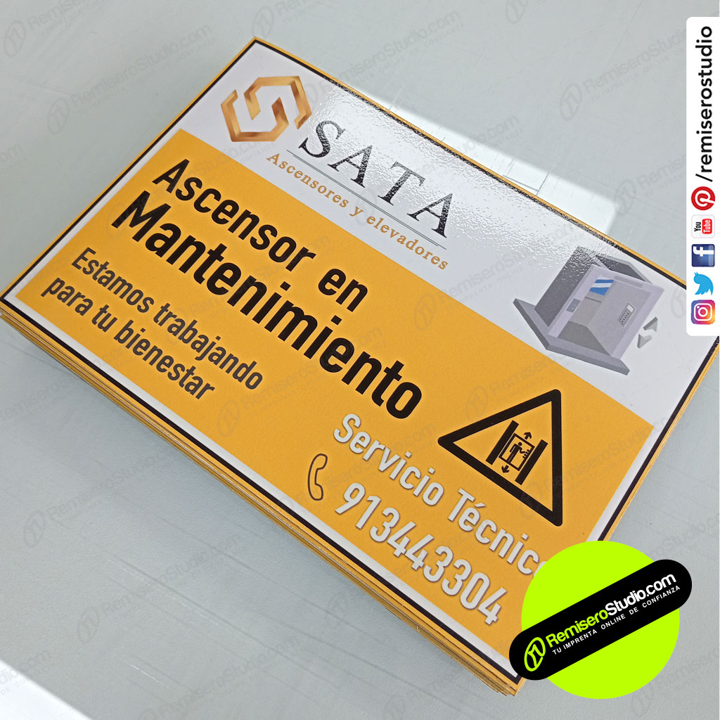 Señalización magnética de alta calidad para ascensores y elevadores