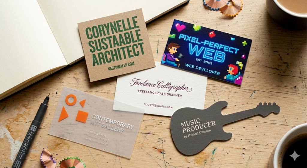 colección de diseños variados de tarjetas de presentación